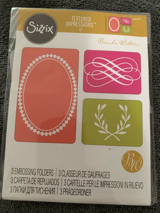 Sizzix Other - Sizzix Embossing Folder Set